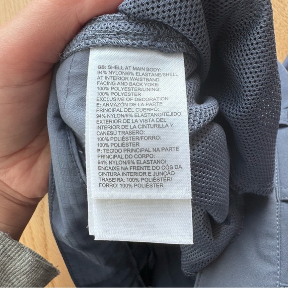 THE NORTH FACE Women's Wandur Hike Shorts Blue Grey  - 4 - Picture 12 of 17